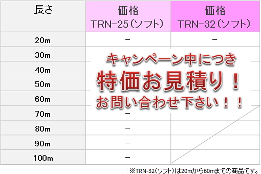 TRNローリーホース（樹脂）（小口宅配用ミニローリーホース）価格